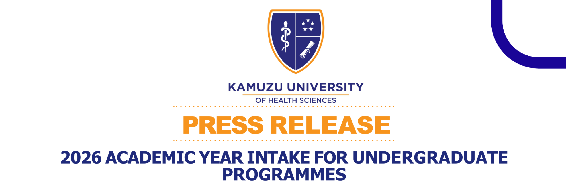 Press Release – 2025/2026 Academic Year Intake for Undergraduate Programmes
